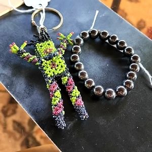 Key chain  and bracelet